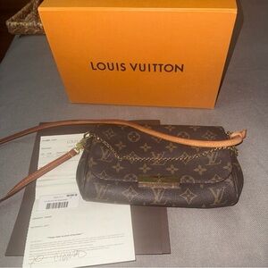 Louis Vuitton Brown Monogram Crossbody Bag